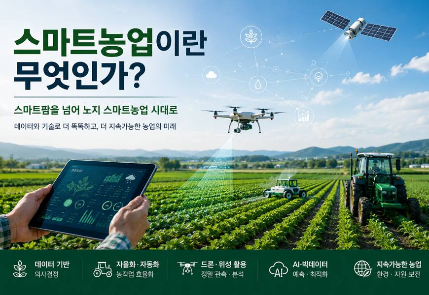[호미농부 칼럼]스마트농업이란 무엇인가?