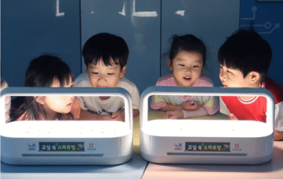 교실 안으로 들어온 작은 스마트팜, LG 틔운으로 초등학생 초록 감성 키운다